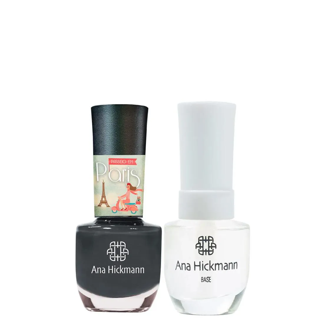 ANA HICKMANN KIT DE ESMALTE COR EIFFEL + BASE