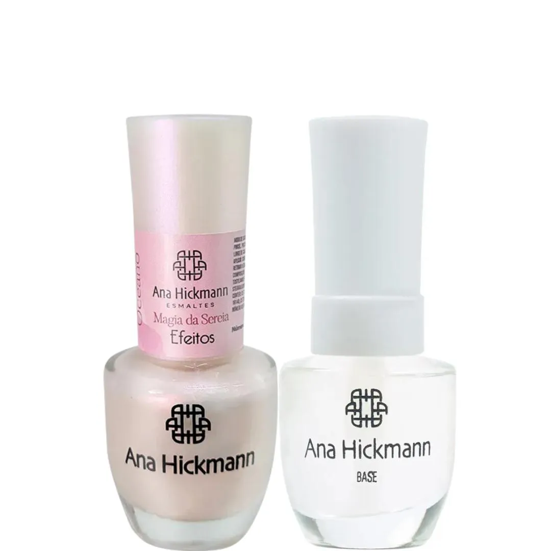 ANA HICKMANN KIT DE ESMALTE COR MAGIA DA SEREIA + BASE