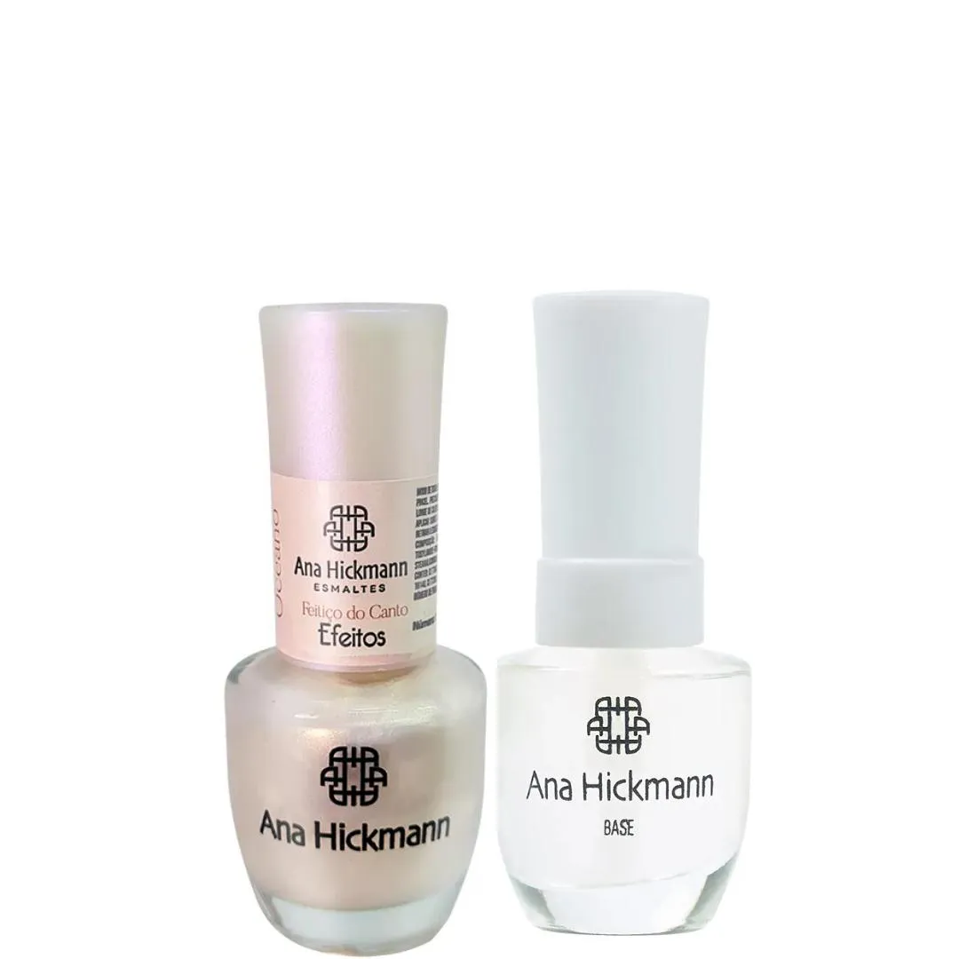 ANA HICKMANN KIT DE ESMALTE COR FEITIçO DE CANTO + BASE