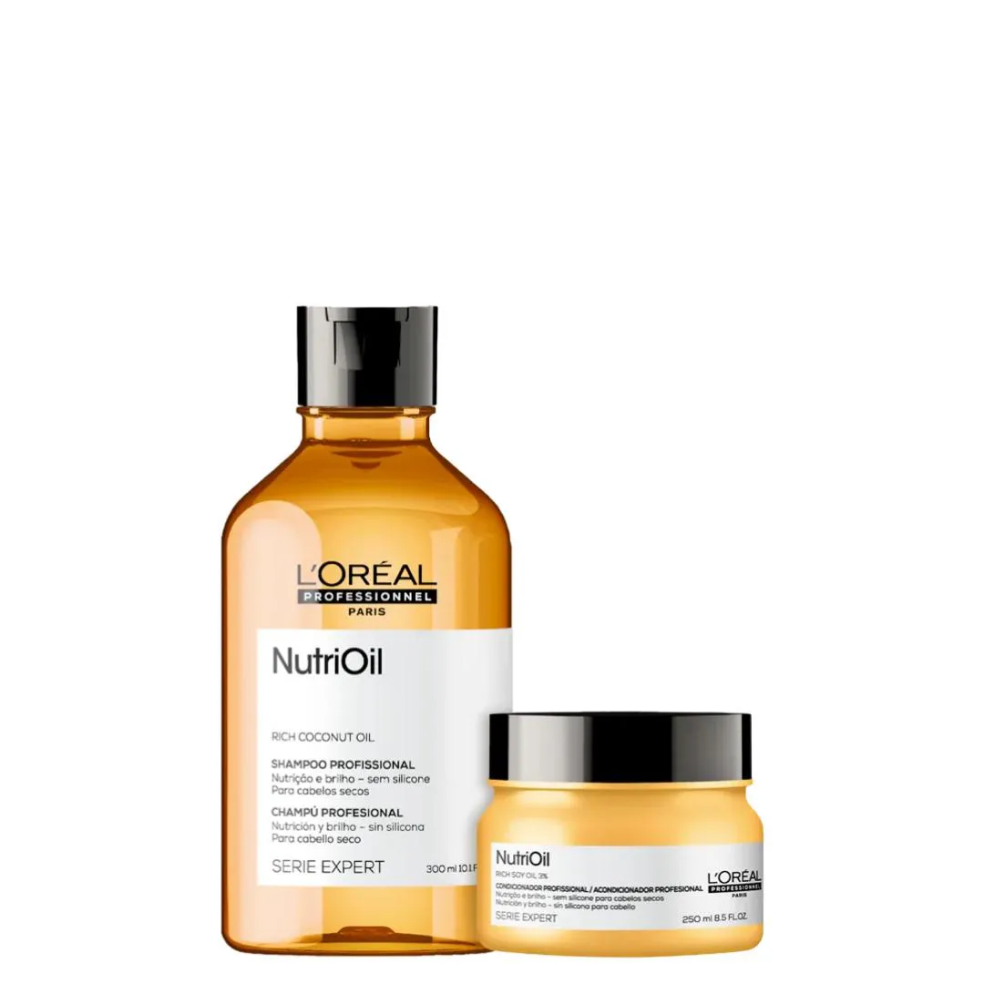 KIT L´ORéAL SERIE EXPERT NUTRIOIL TREATMENT (2 PRODUTOS)