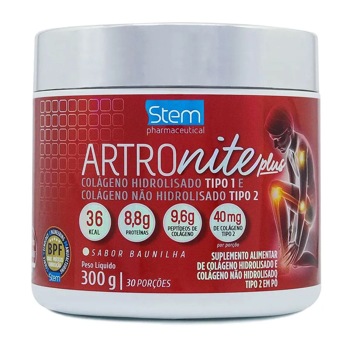 ARTRONITE PLUS COLáGENO TIPO 1 E TIPO 2 STEM 300G