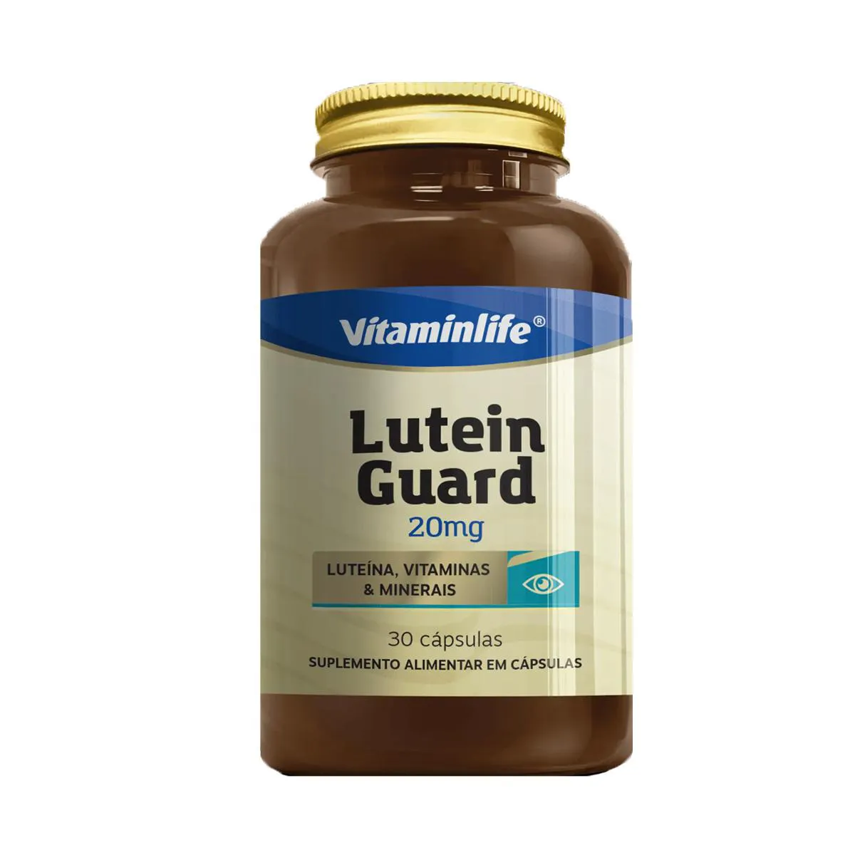 LUTEIN GUARD 20MG LUTEíNA + VITAMINAS + MINEIRAIS 30 CáPSULAS VITAMINLIFE