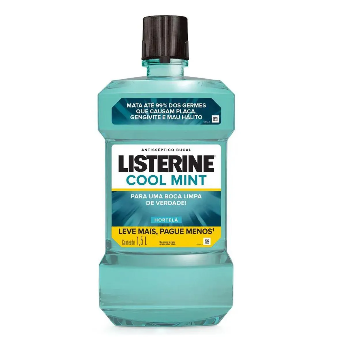 ENXGUANTE BUCAL LISTERINE COOL MINT HORTELã 1,5L LISTERINE