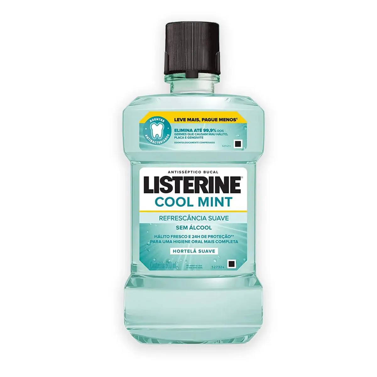 ENXAGUANTE BUCAL HORTELã SUAVE 500ML LISTERINE