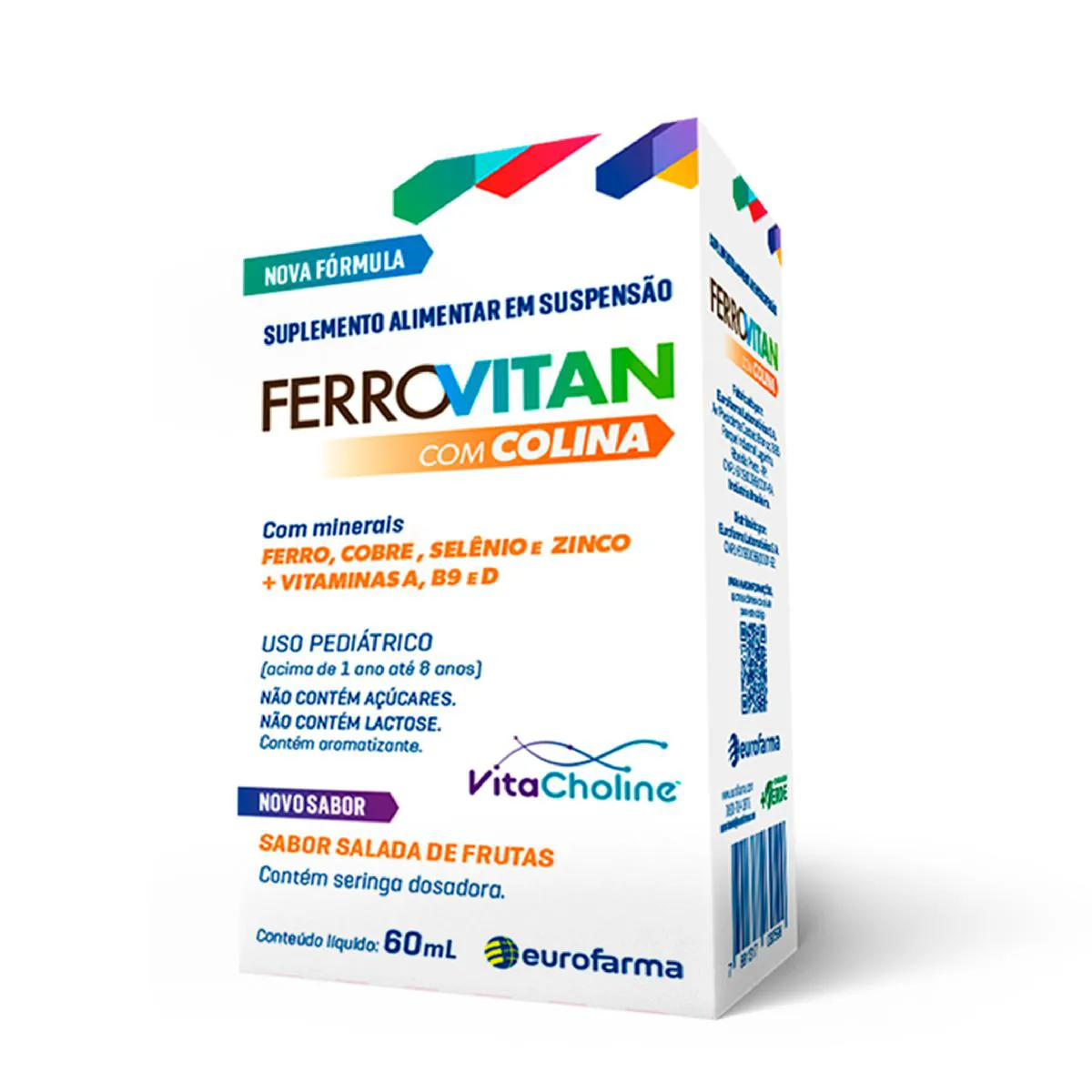 Polivitamínico Ferrovitan Brigadeiro 60ml