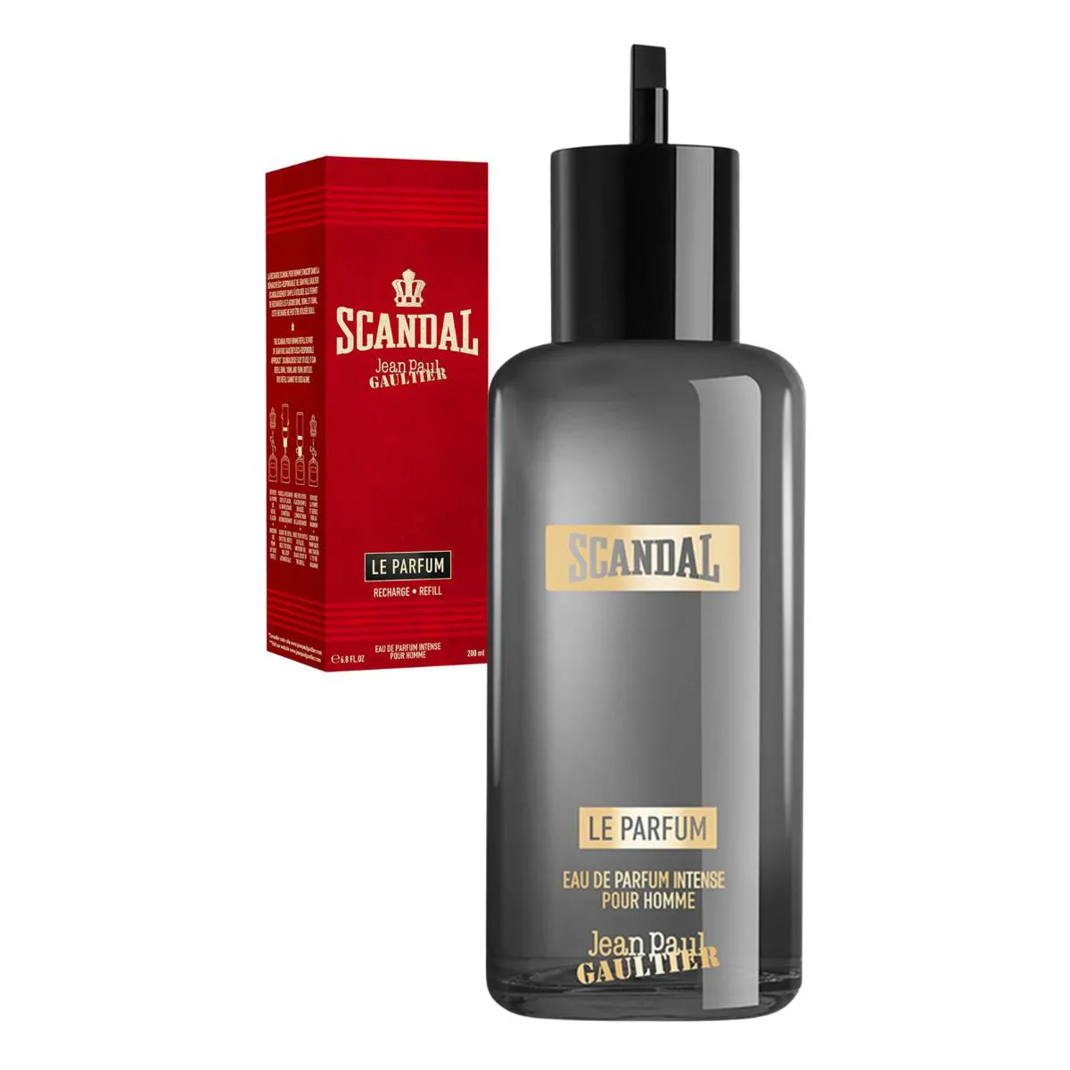 PERFUME IMPORTADO MASCULINO SCANDAL POUR HOMME LE PARFUM REFILL EAU DE PARFUM 200 ML