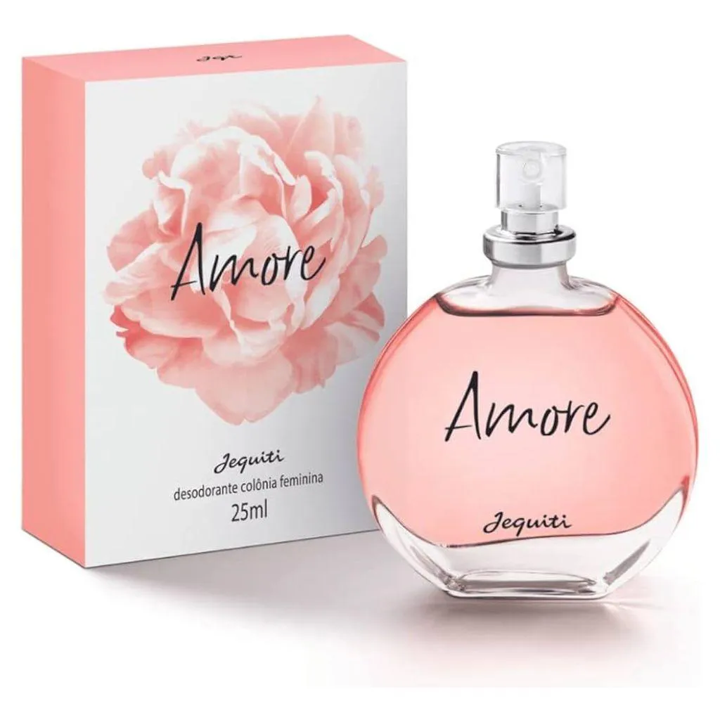 COLôNIA FEMININA AMORE 25ML - JEQUITI