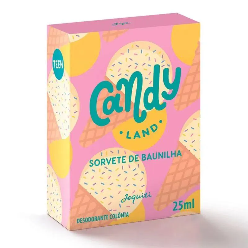 CANDY LAND SORVETE DE BAUNILHA COLôNIA 25ML - JEQUITI