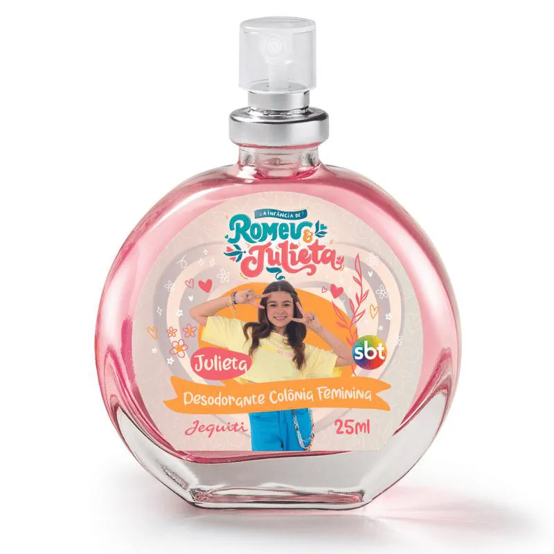 A INFâNCIA DE ROMEU E JULIETA COLôNIA FEMININA 25ML - JEQUITI