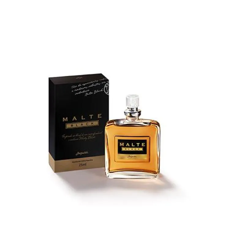 COLôNIA MASCULINA MALTE BLACK, 25ML - JEQUITI
