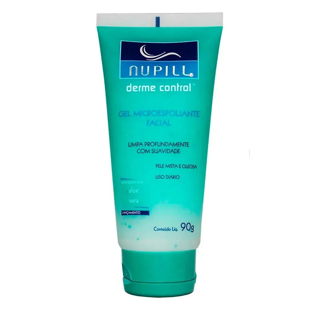 GEL MICROESFOLIANTE FACIAL DERME CONTROL 90G - NUPILL