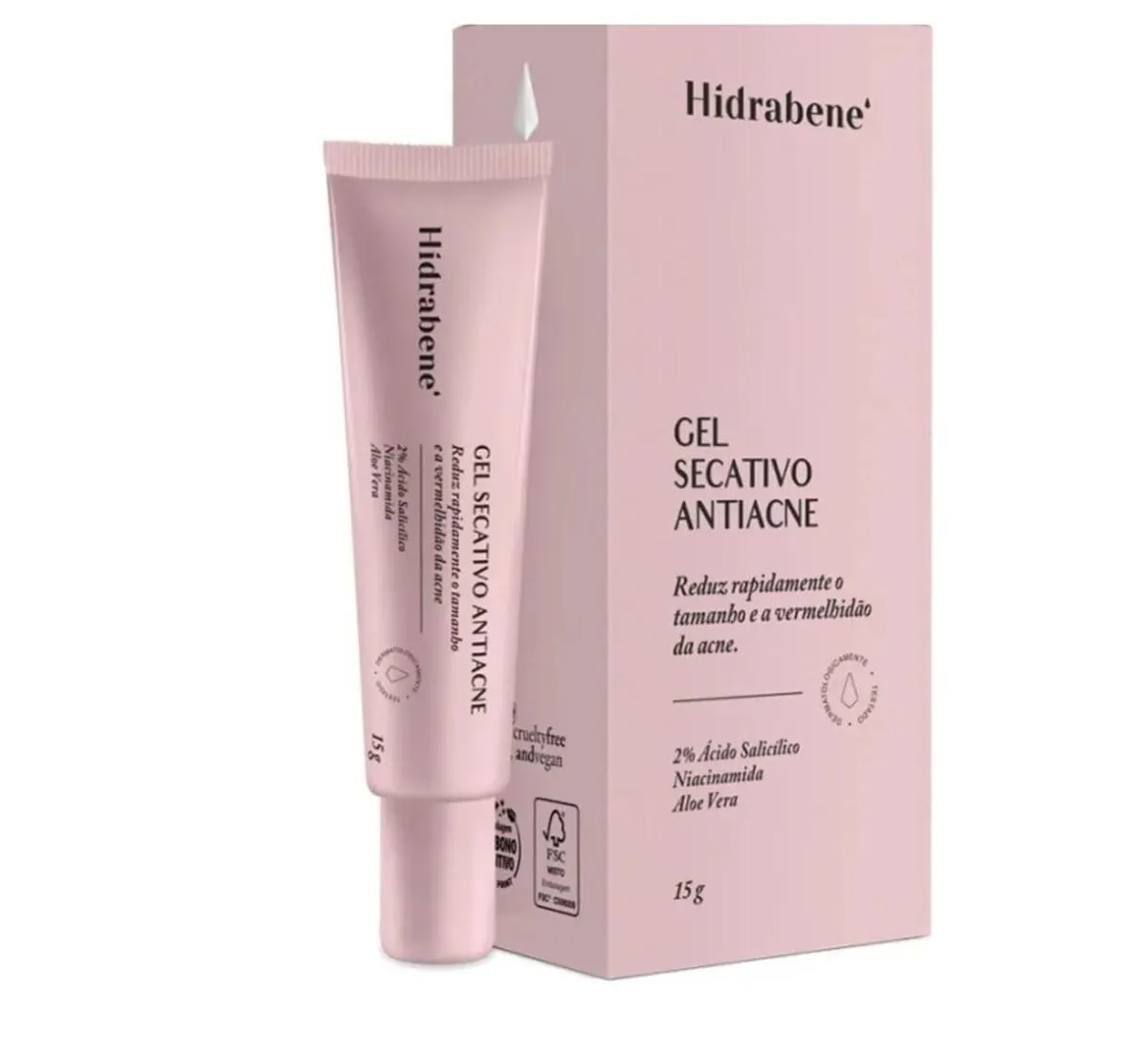 GEL SECATIVO ANTIACNE 15G - HIDRABENE