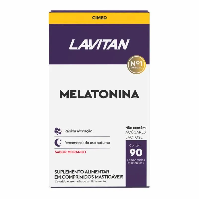 LAVITAN SUPLEMENTO ALIMENTAR MELATONINA C90 CAP - CIMED