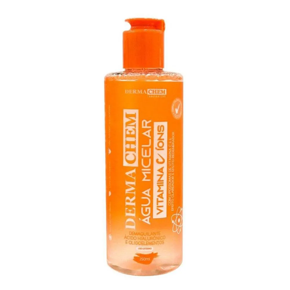 ÁGUA MICELAR VITAMINA C ÍONS 250ML - DERMACHEM