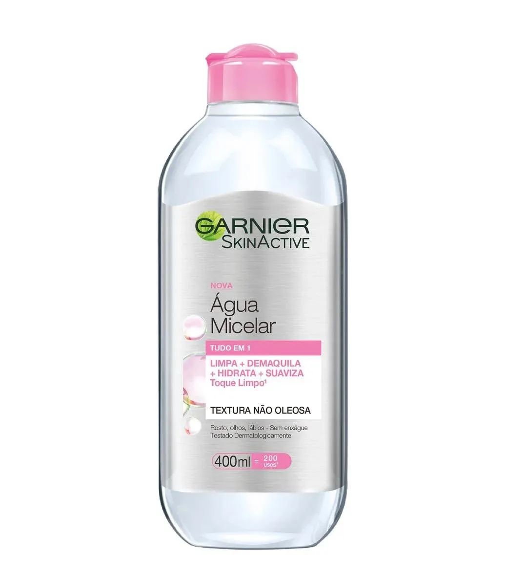 ÁGUA MICELAR SKIN ACTIVE TUDO EM 1 400ML - GARNIER