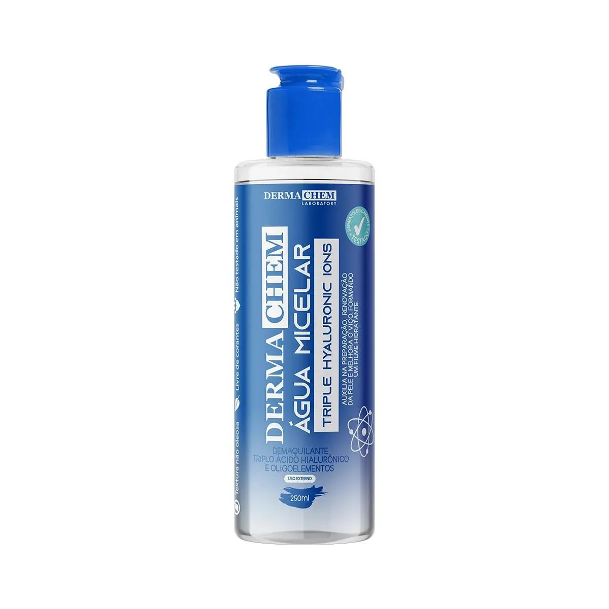 ÁGUA MICELAR TRIPLE HYALURONIC ÍONS 250ML - DERMA CHEM