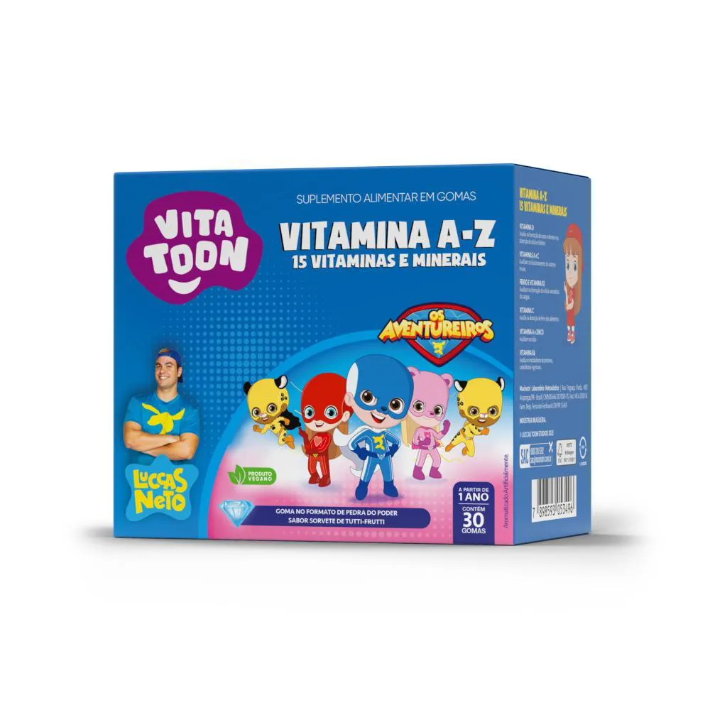 VITATOON POLIVITAMINICO A-Z 30GOMAS TUTTI-FRUTTI MAXINUTRI
