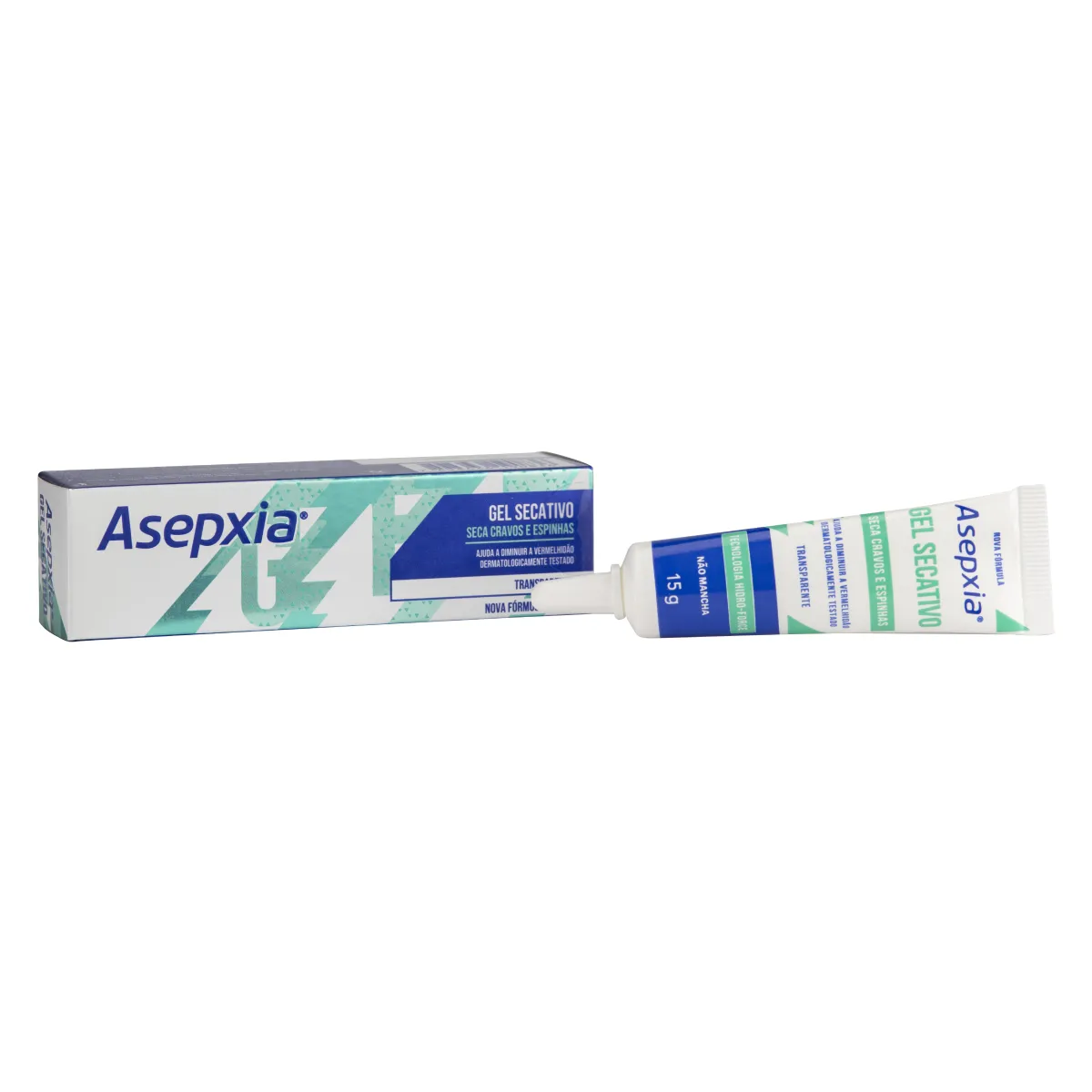 Gel Secativo de Cravos e Espinhas Asepxia com 15g