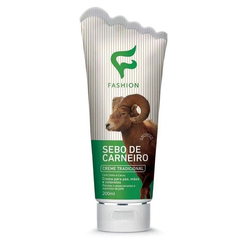 CREME MASSAGEADOR FASHION SEBO DE CARNEIRO TRADICIONAL 200G