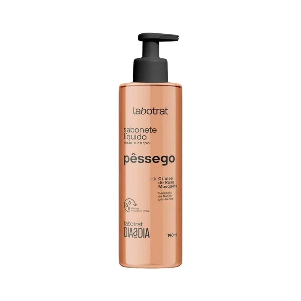 SABONETE LíQUIDO LABOTRAT DIA A DIA PêSSEGO 190ML