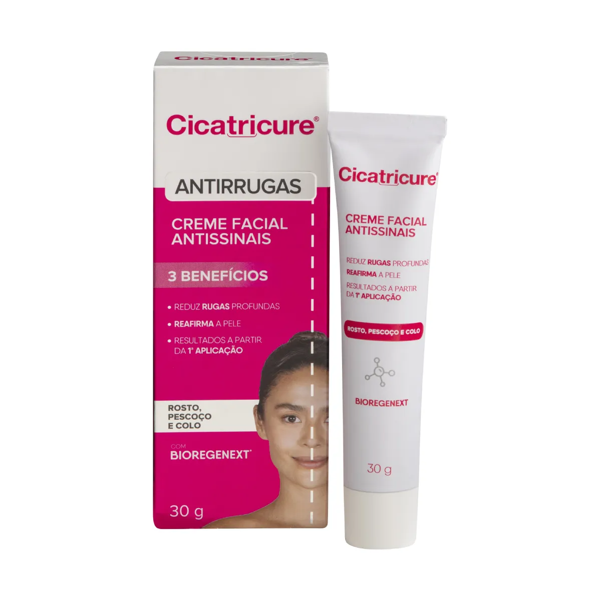 Cicatricure Antissinais Creme Facial com 30g 30g | Droga Raia