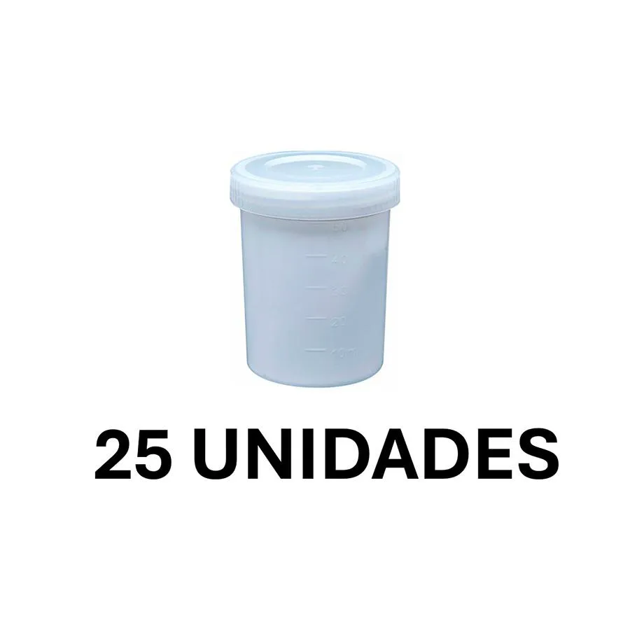 25UN COLETOR UNIVERSAL BRANCO COM Pá 50ML  3B