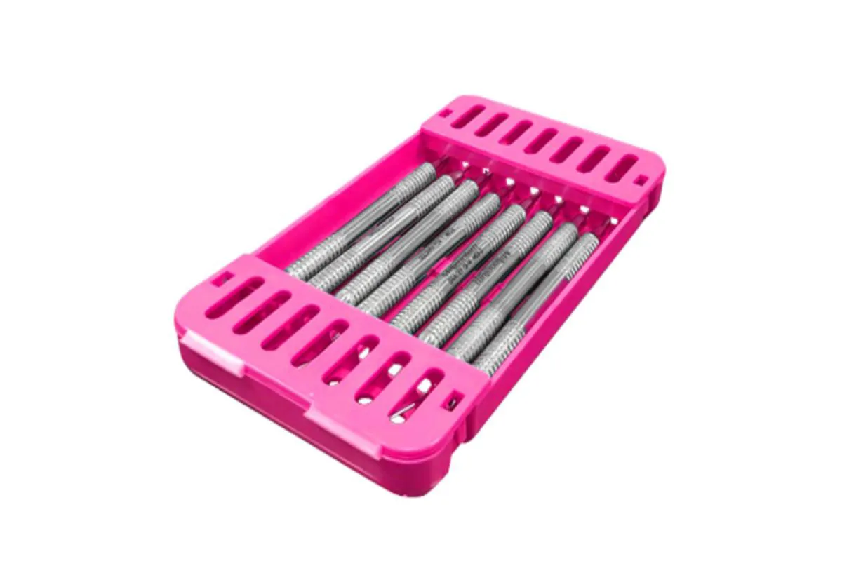 ESTOJO PERIO AUTOCLAVáVEL PARA ESTERILIZAçãO 1 UND - STERILYS LYSANDA Rosa Pink