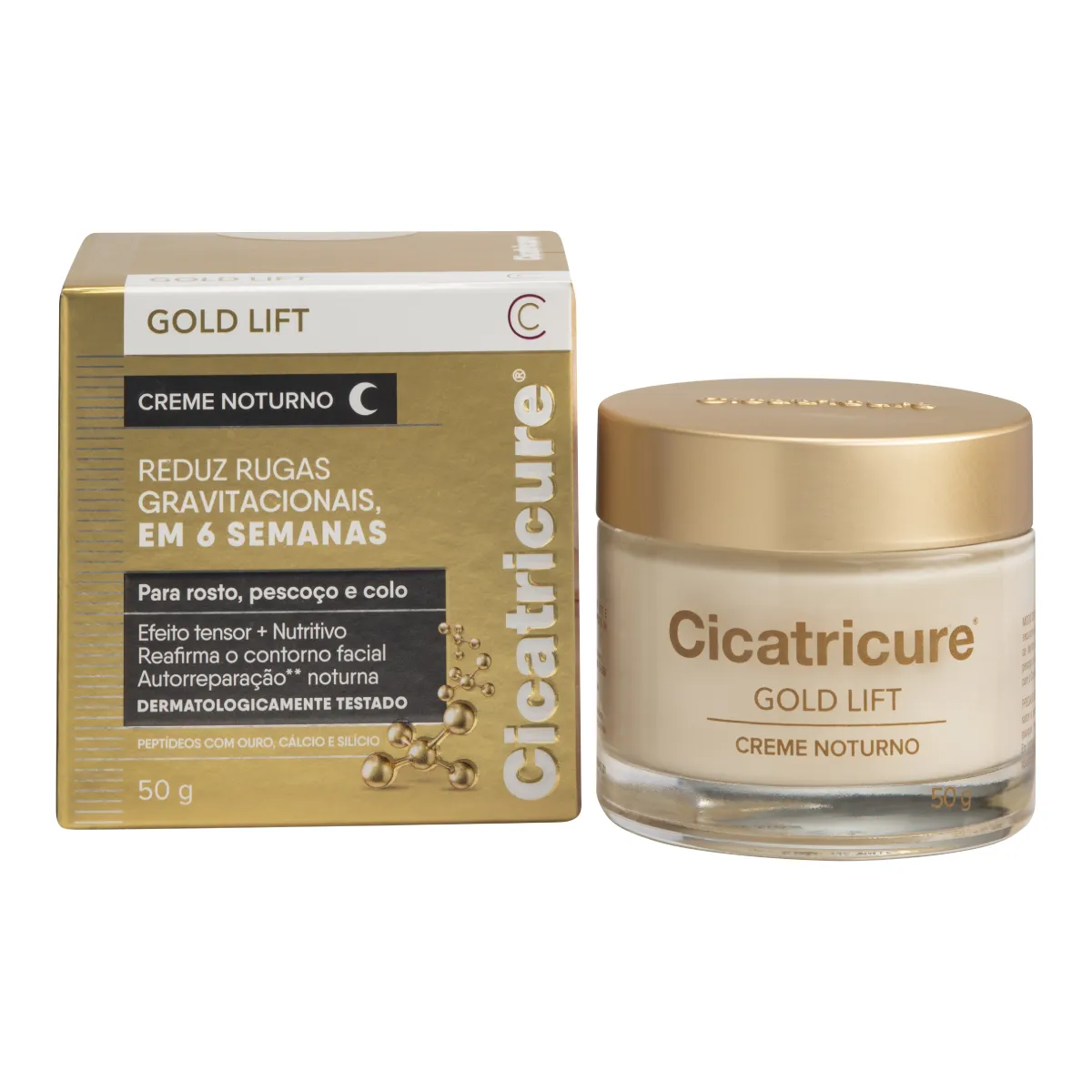 Cicatricure Gold Lift Creme Facial Noturno com 50g