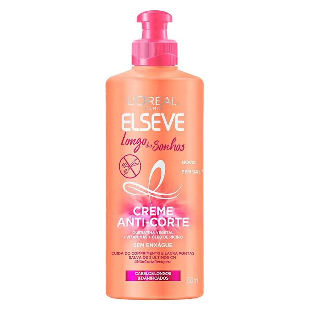 CREME DE PENTEAR ELSEVE LONGO DOS SONHOS 250ML