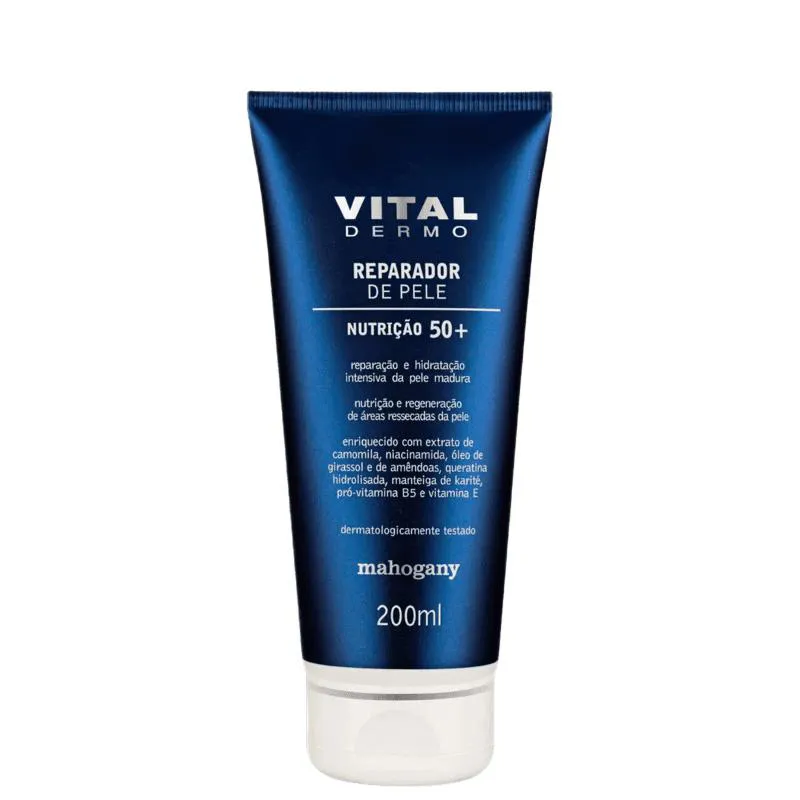 MAHOGANY HIDRATANTE REPARADOR DE PELE 50+ 200ML 