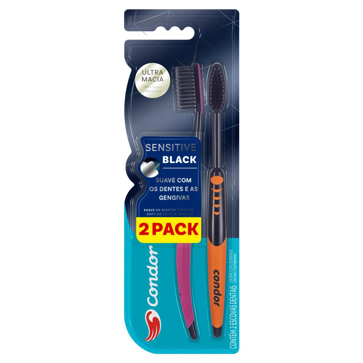 ESCOVA DENTAL ULTRAMACIA CONDOR SENSITIVE  2 UNIDADES