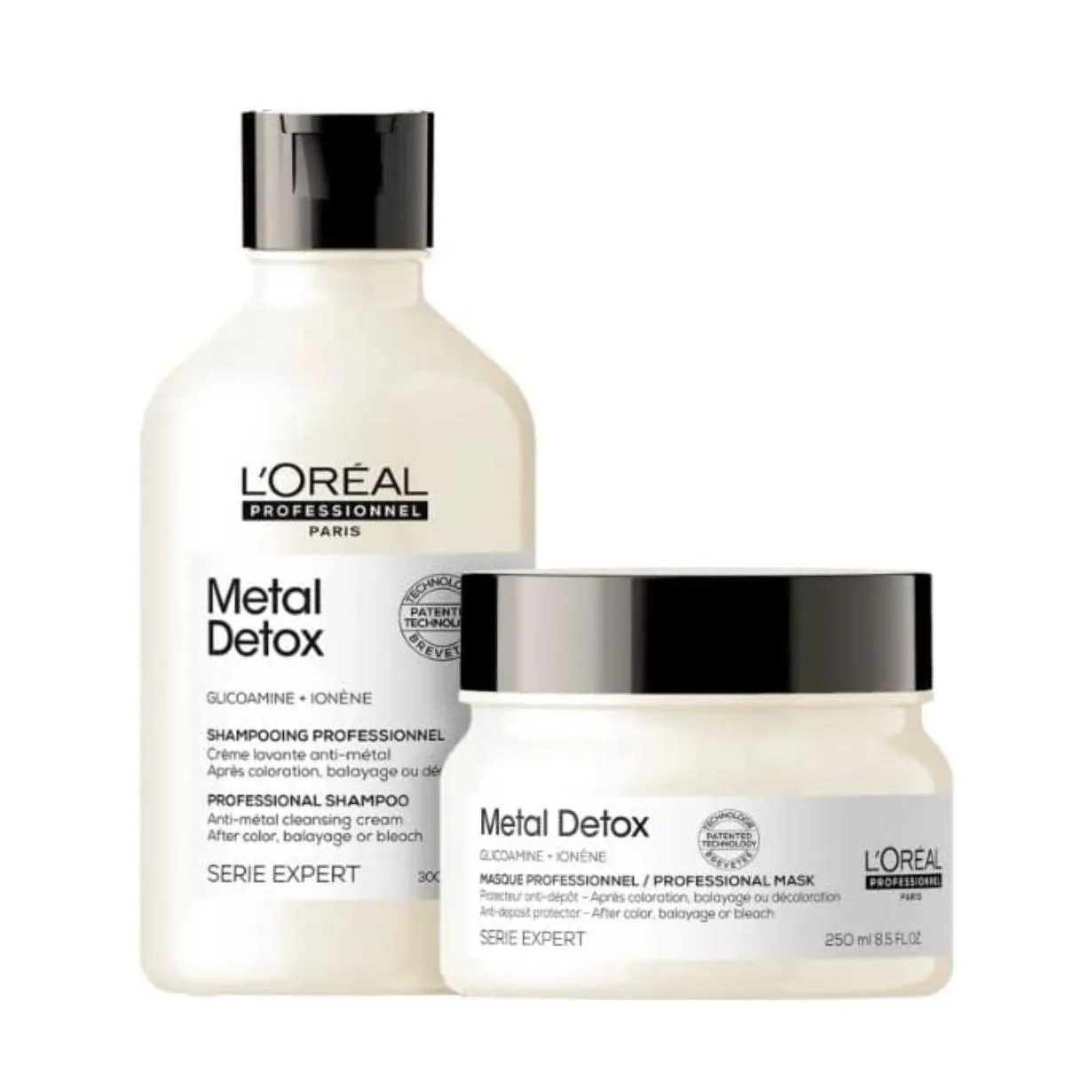 Kit L'Oréal Professionnel Serie Expert Metal Detox - Shampoo 300ml + Máscara 250g