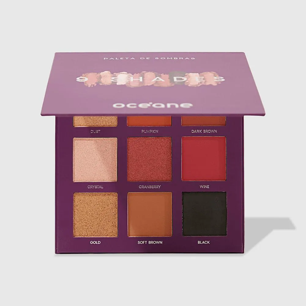 PALETA DE SOMBRAS - 9 SHADES OCéANE PURPLE 25G