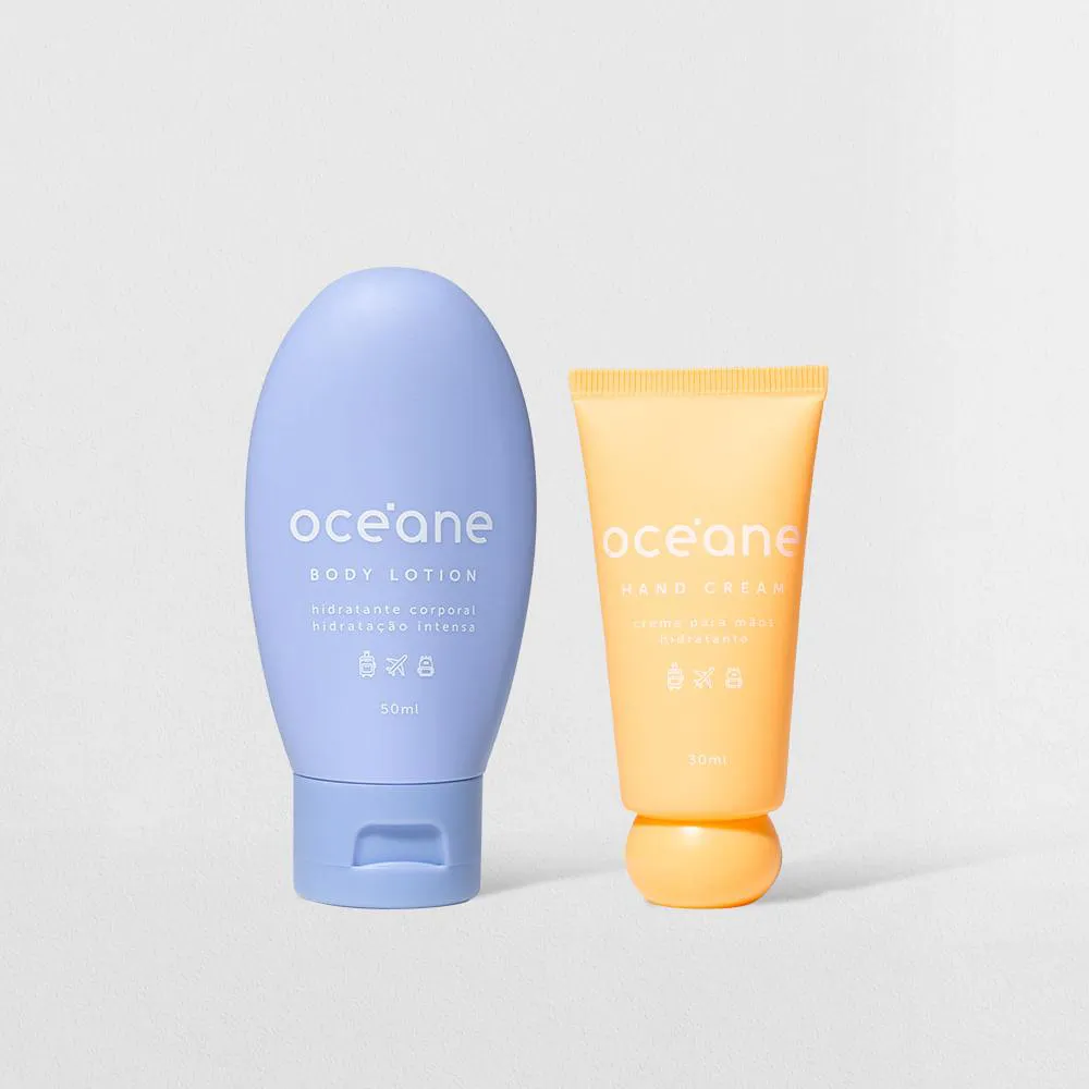 KIT CREME PARA MãOS + HIDRATANTE CORPORAL TRAVEL (2 PRODUTOS)