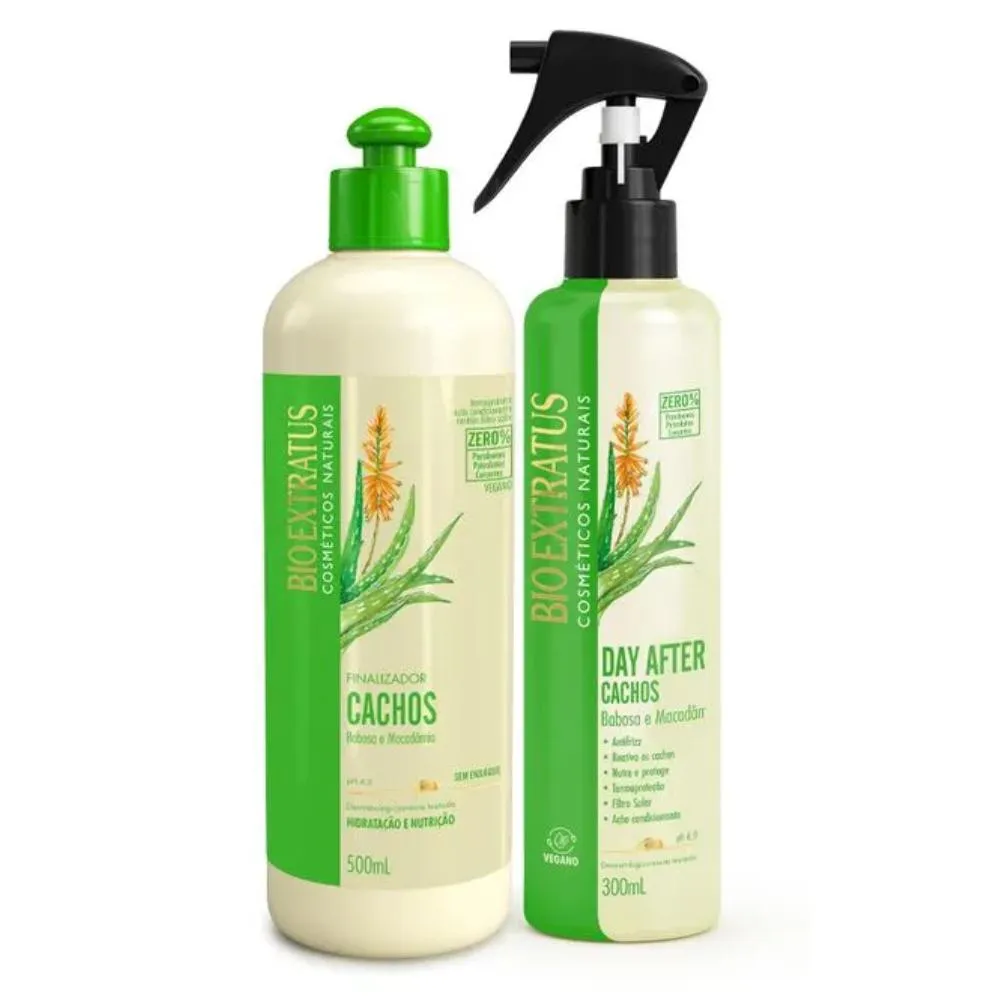 KIT BIO EXTRATUS CACHOS FINALIZADOR 500ML/G E DAY AFTER