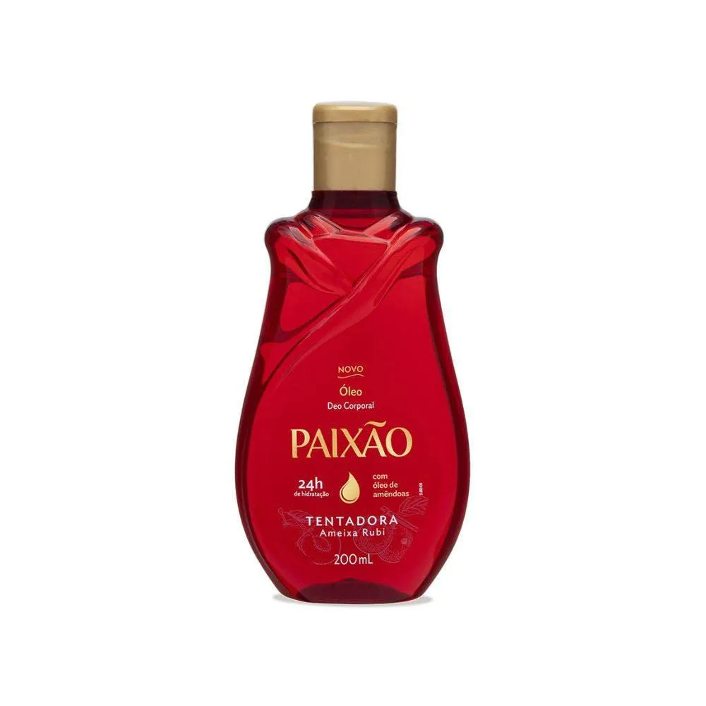 ÓLEO CORPORAL DE AMêNDOAS PAIXãO TENTADORA AçãO DESODORANTE 200ML