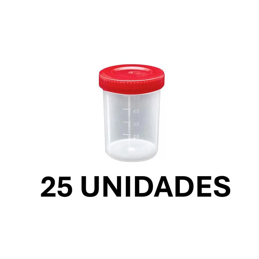 25UN COLETOR UNIVERSAL VERMELHO COM Pá 50ML  3B