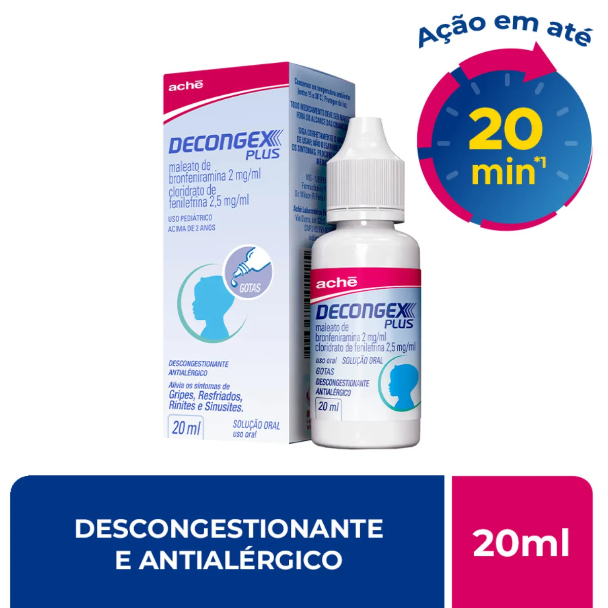 Decongex Plus Pediátrico Gotas 20ml