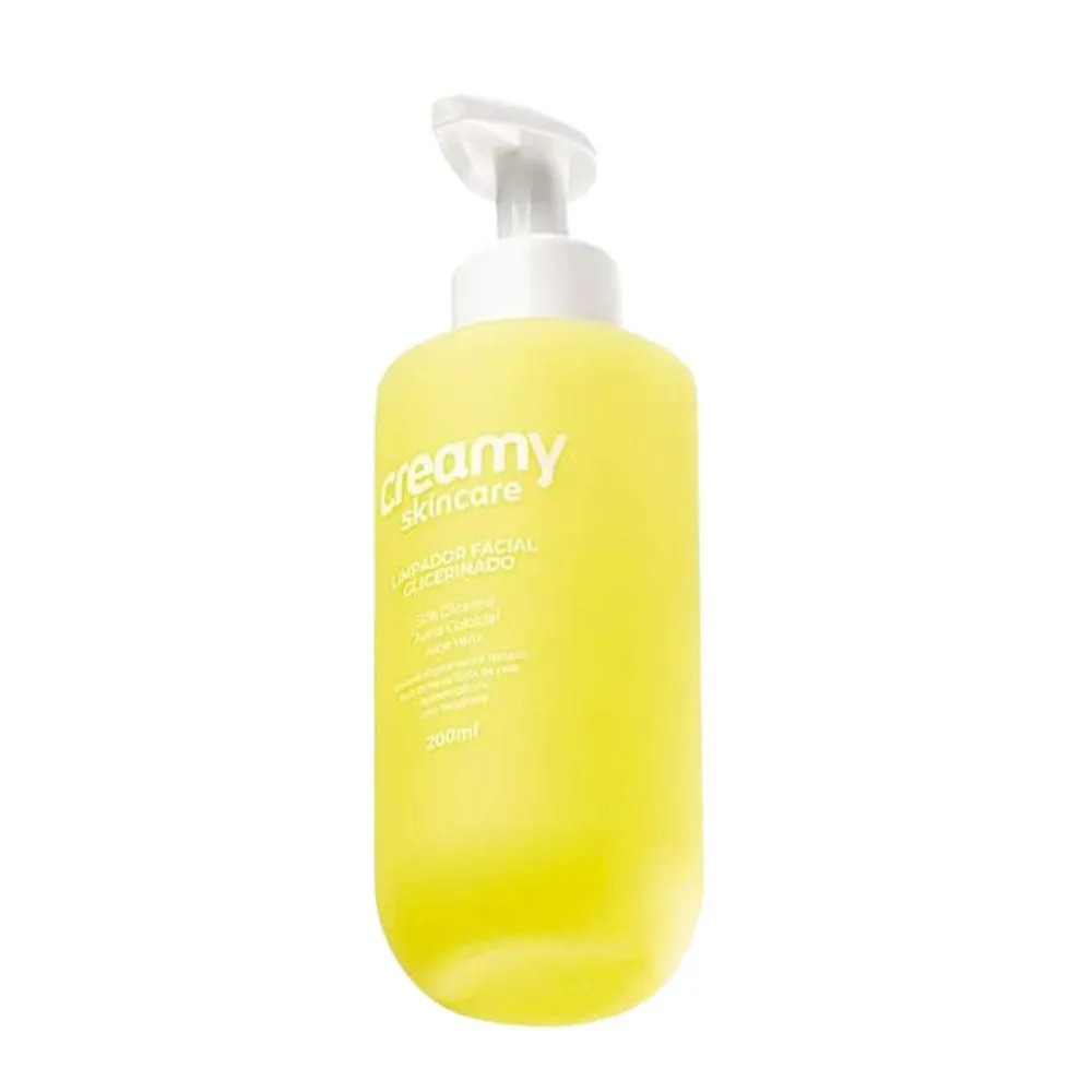 CREAMY SKINCARE - LIMPADOR FACIAL GLICERINADO 200ML