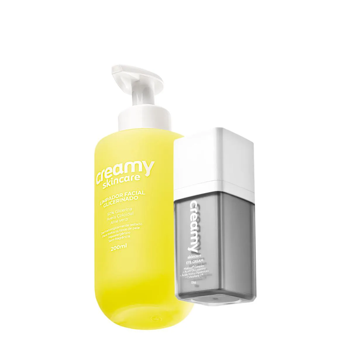 KIT CREAMY SKINCARE LIMPADOR GLICERINADO E EYE CREAM (2 PRODUTOS)