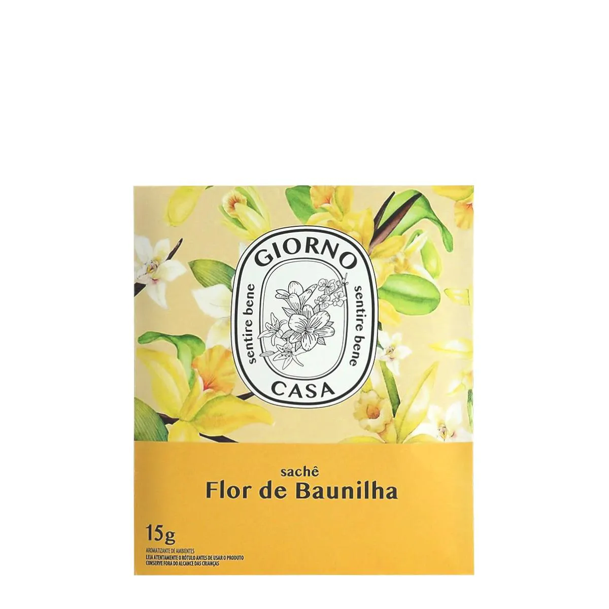 GIORNO CASA FLOR DE BAUNILHA - SACHE PERFUMADO 15G