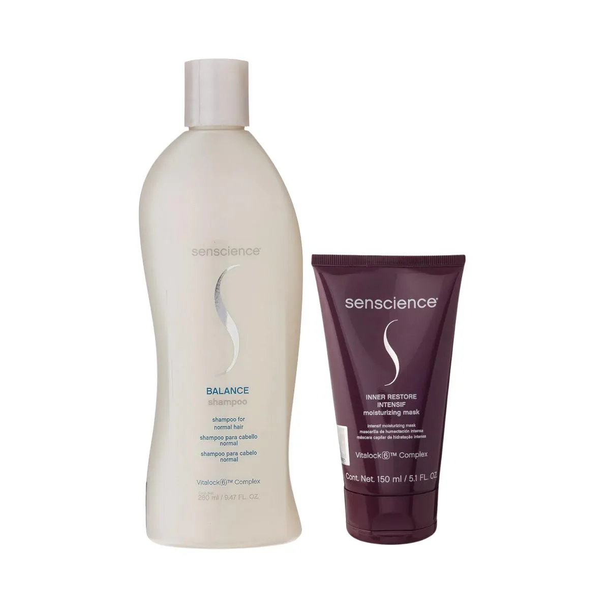 SENSCIENCE BALANCE SHAMPOO 280ML + MáSCARA INNER INTENSIF 150ML