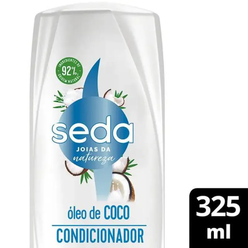 CONDICIONADOR SEDA RESTAURAçãO INTENSA JOIAS DA NATUREZA ÓLEO DE COCO 325ML
