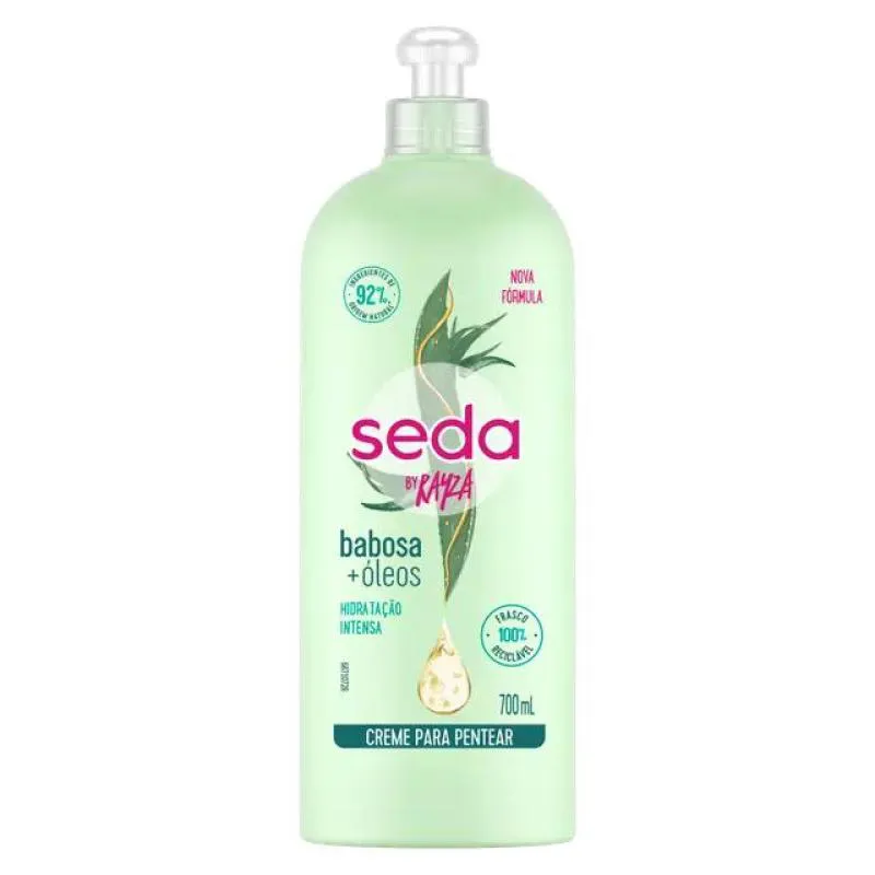 CREME PARA PENTEAR SEDA BY RAYZA BABOSA + ÓLEOS 700ML