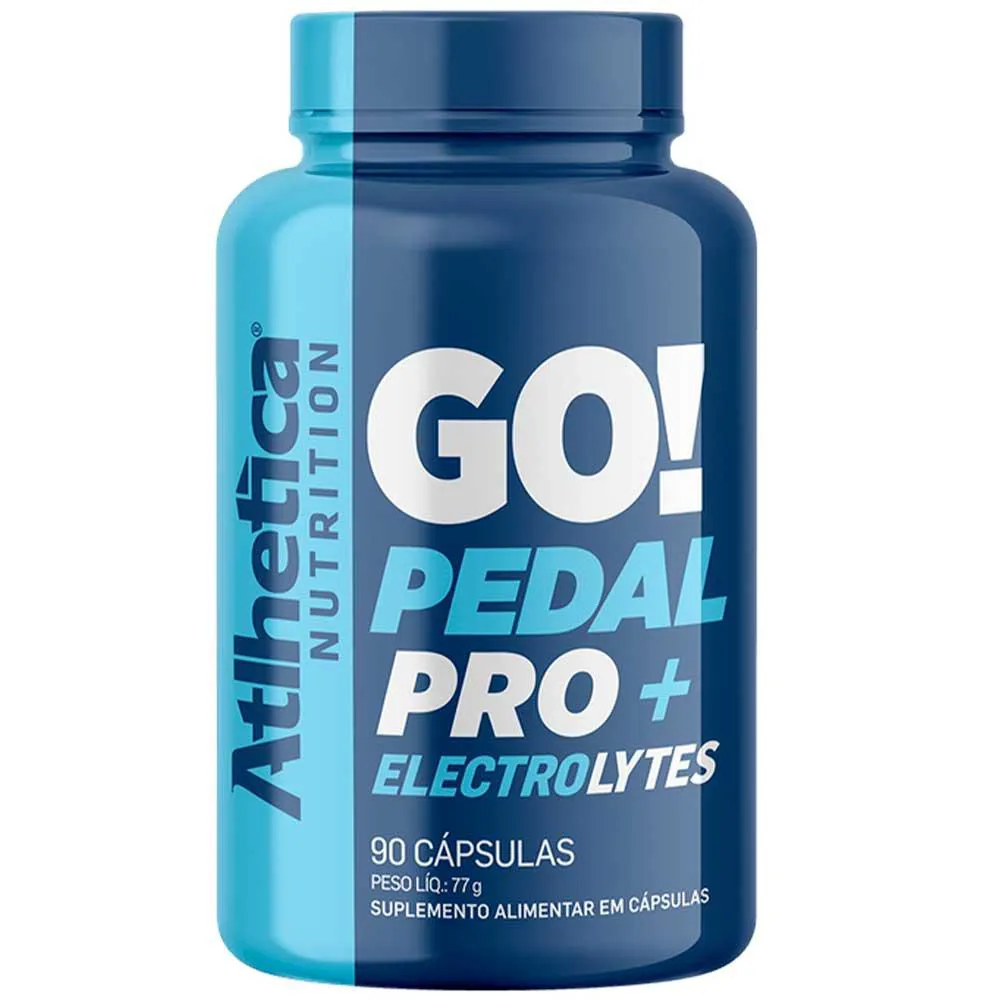 GO! PEDAL PRO + ELECTROLYTES - (90 CáPSULAS) - ATLHETICA NUTRITION