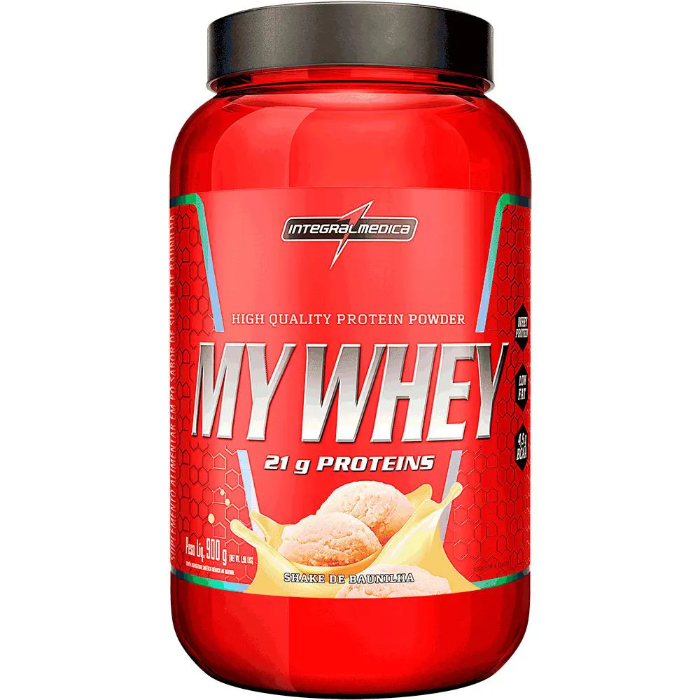 MY WHEY – HIGH QUALITY PROTEIN POWDER 900G Shake DE Baunilha