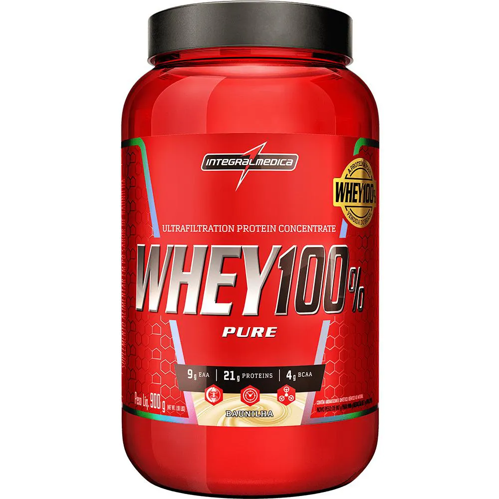 WHEY PROTEIN CONCENTRADO 900G Baunilha