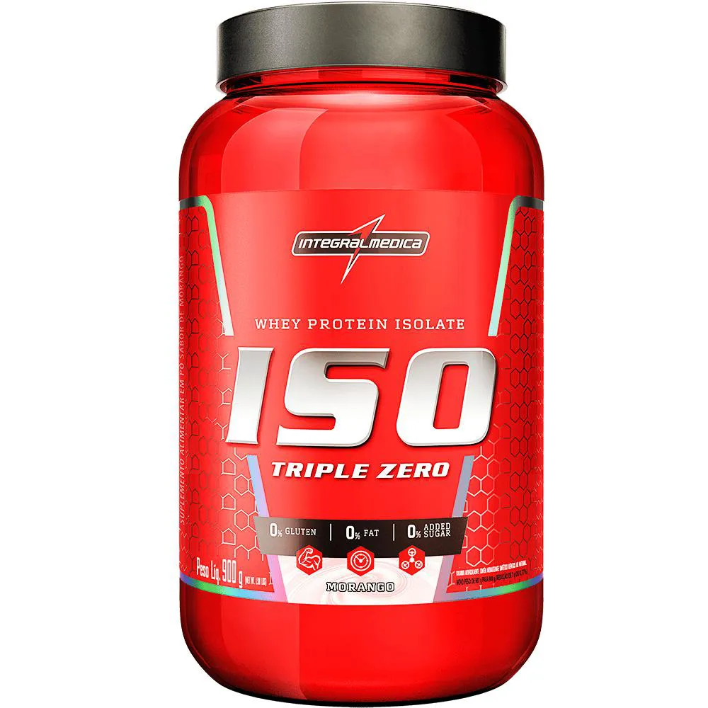 WHEY PROTEIN ISOLADO 900G Morango