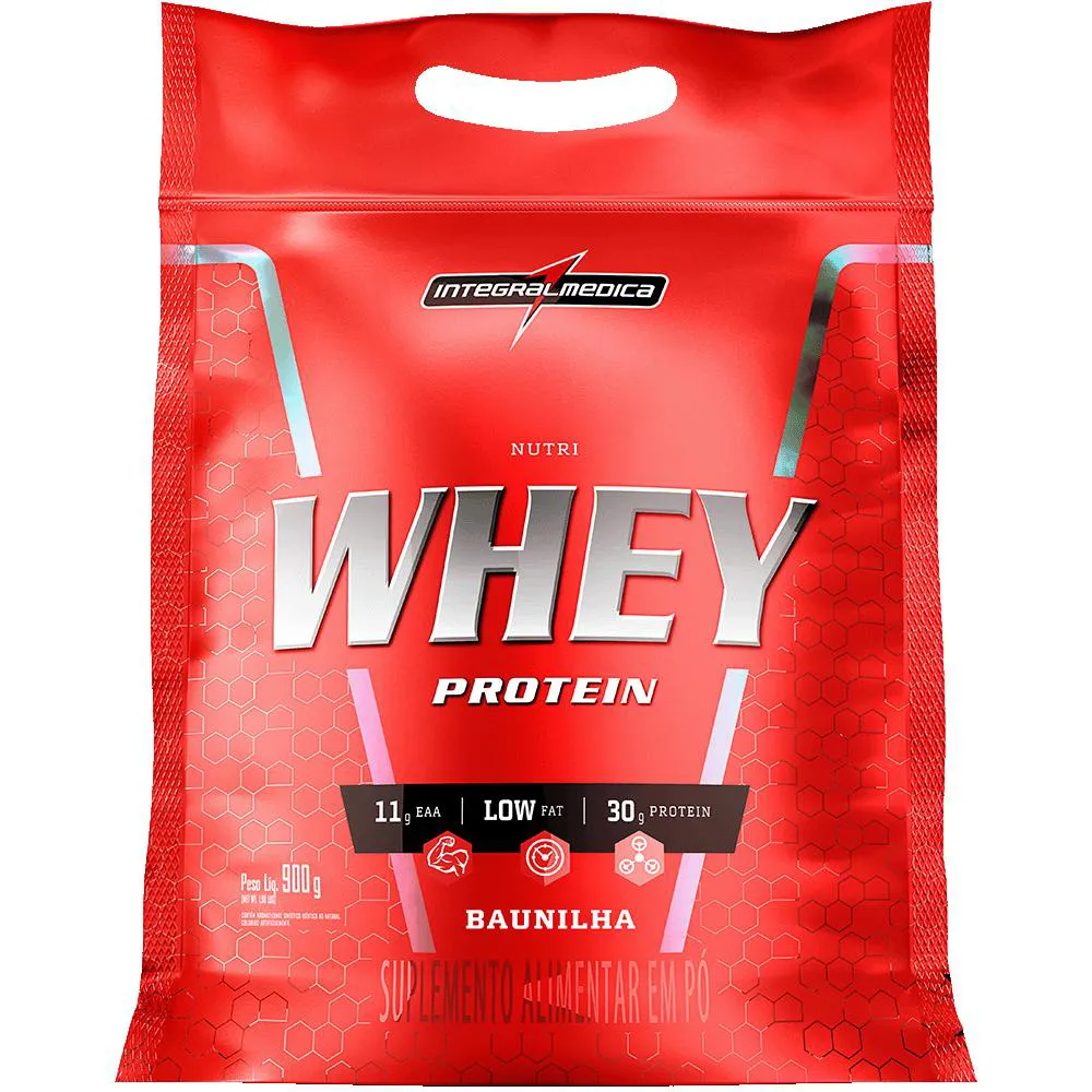 NUTRI WHEY PROTEIN 900G 900 G Baunilha