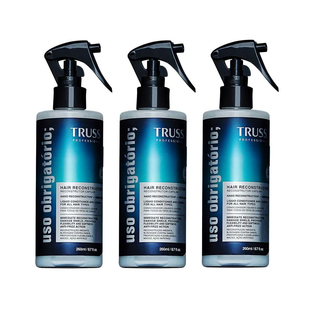 KIT TRUSS USO OBRIGATóRIO - FINALIZADOR 260ML 3 UNIDADES